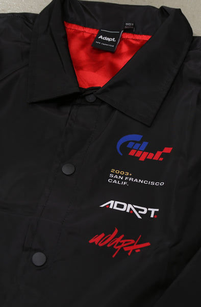 Simulators (Men's Black Coach Jacket) – Adapt.