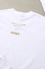 Gold Bar® X Adapt :: Gold Blooded Spirits II (Men's White Long Sleeve Tee)