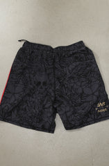 SAVS x Adapt :: Gold Blooded RPM (Men's Black/Red Hybrid Shorts)