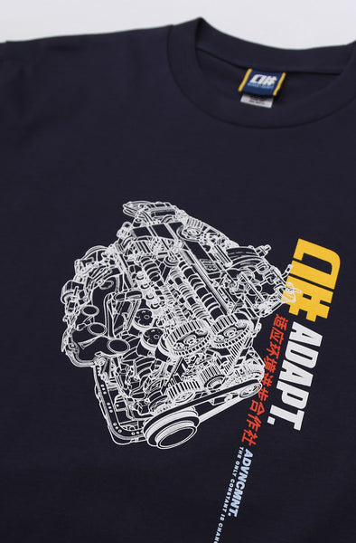 Alphanumeric x Adapt :: ATEC (Men's Midnight Blue Tee) – Adapt.