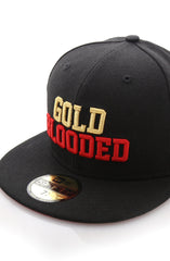New Era X Adapt :: Gold Blooded (Black/Red 59/50 Fitted Cap)