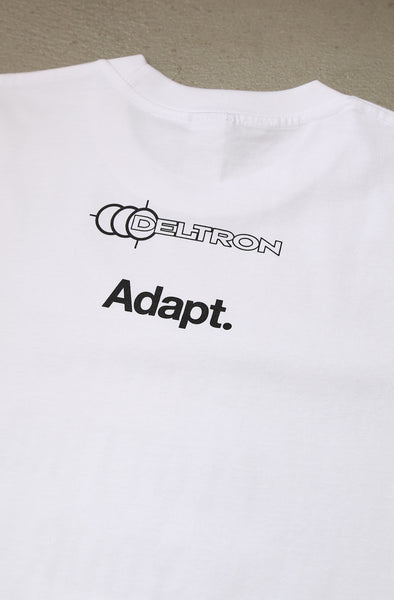 Deltron x Adapt :: Demise (Men's White Tee) – Adapt.