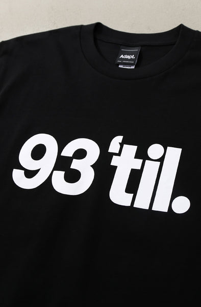 Souls of Mischief x Adapt :: 93 'til (Men's Black Tee) – Adapt.