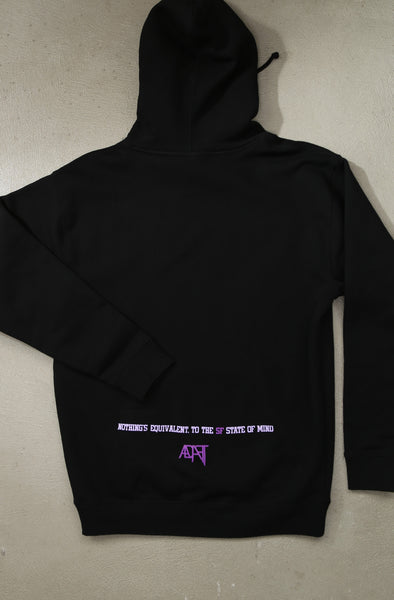 State of Mind (Men's Black/Violet Hoody) – Adapt.