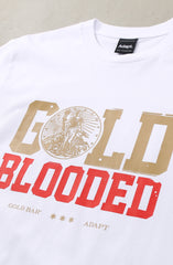Gold Bar® X Adapt :: Gold Blooded Spirits II (Men's White Long Sleeve Tee)