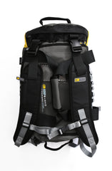 Alphanumeric x Adapt :: Higher Learning (Grey/Yellow Duffle Backpack)