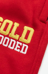 SAVS x Adapt :: Gold Blooded SFC (Men's Red Sweat Pants)