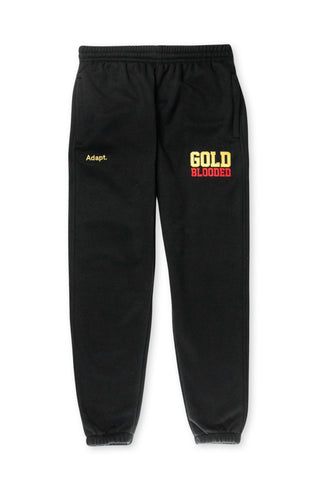 SAVS x Adapt :: Gold Blooded SFC (Men's Black/Red Sweat Pants
