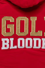 SAVS x Adapt :: Gold Blooded SFC (Men's Red/Gold Stadium Jacket)