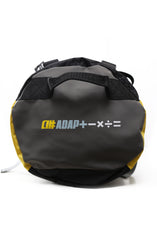 Alphanumeric x Adapt :: Higher Learning (Grey/Yellow Duffle Backpack)