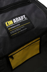 Alphanumeric x Adapt :: Higher Learning (Grey/Yellow Duffle Backpack)