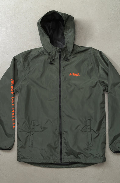 SF City (Men's Olive/Orange Full-Zip Jacket) – Adapt.