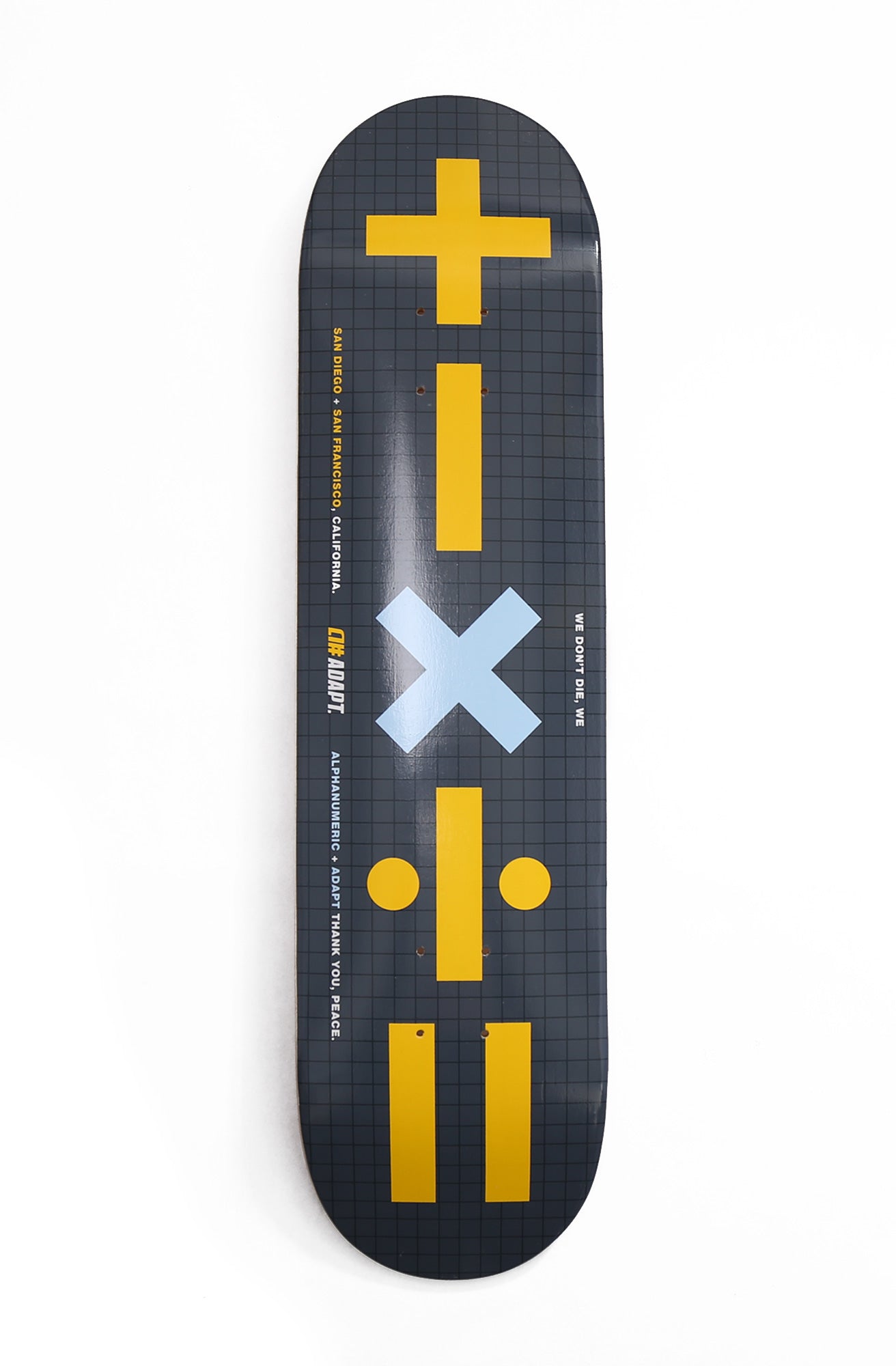 Alphanumeric x Adapt :: Multiply (Skateboard Deck)