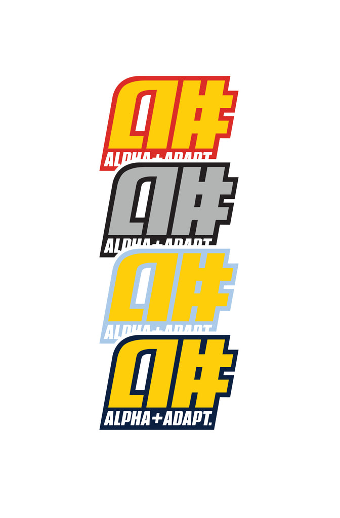 Alphanumeric x Adapt :: RAE II (Mini Sticker 4-Pack)
