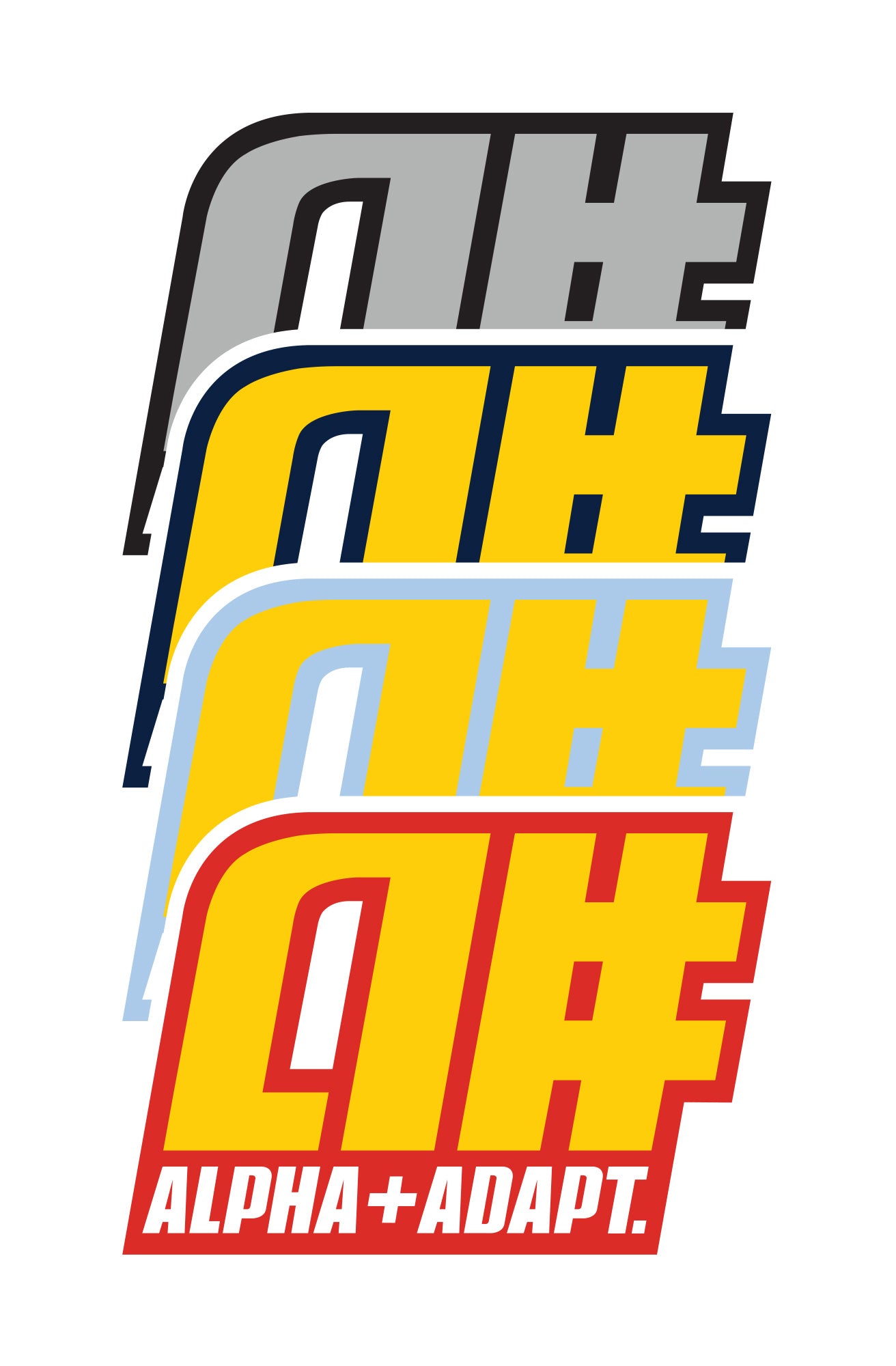 Alphanumeric x Adapt :: RAE II (Sticker 4-Pack)