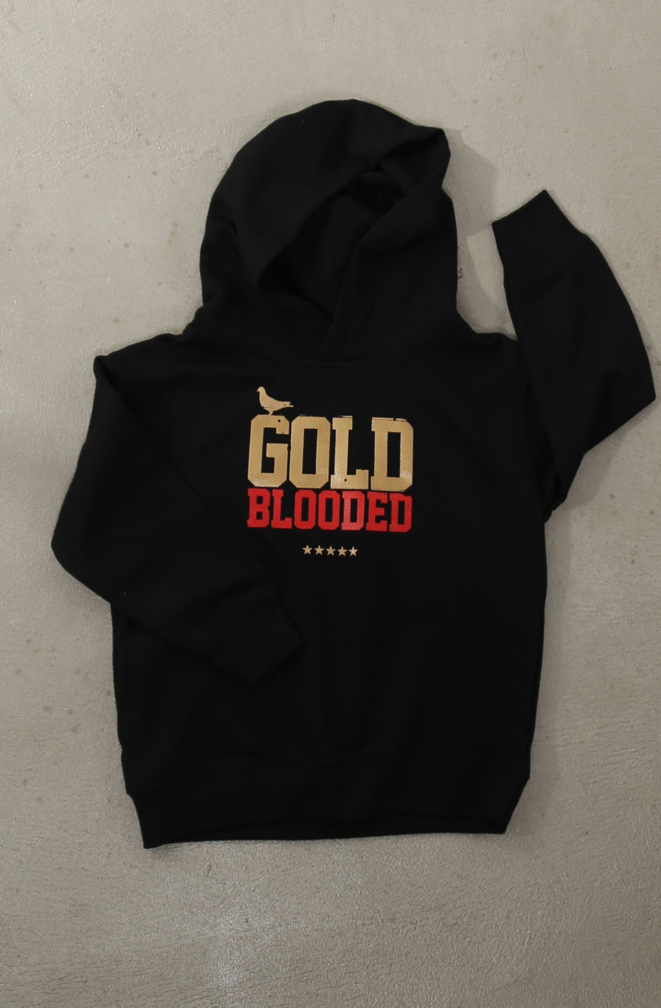 Gold Blooded (Tykes Unisex Black Hoody)
