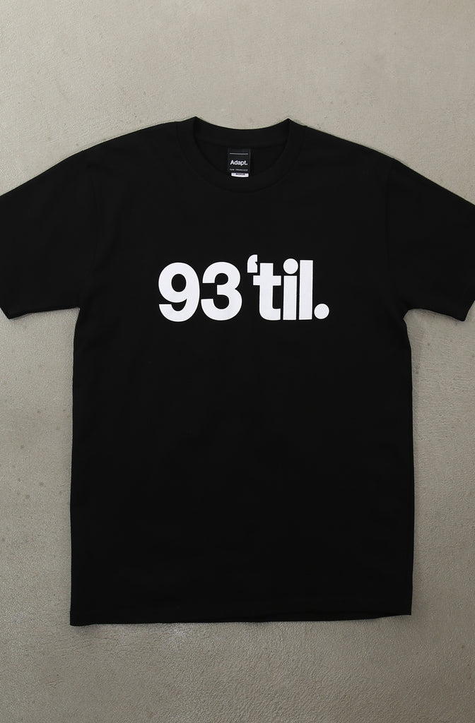 Souls of Mischief x Adapt :: 93 'til (Men's Black Tee)