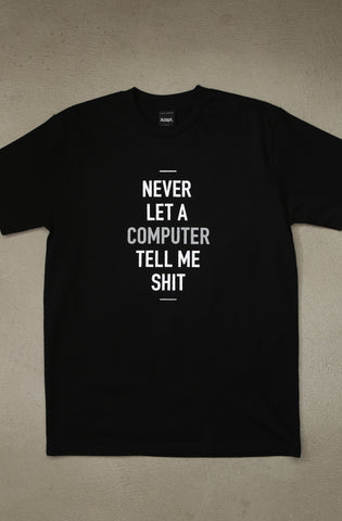 Deltron x Adapt :: Computer (Men's Black Tee) – Adapt.