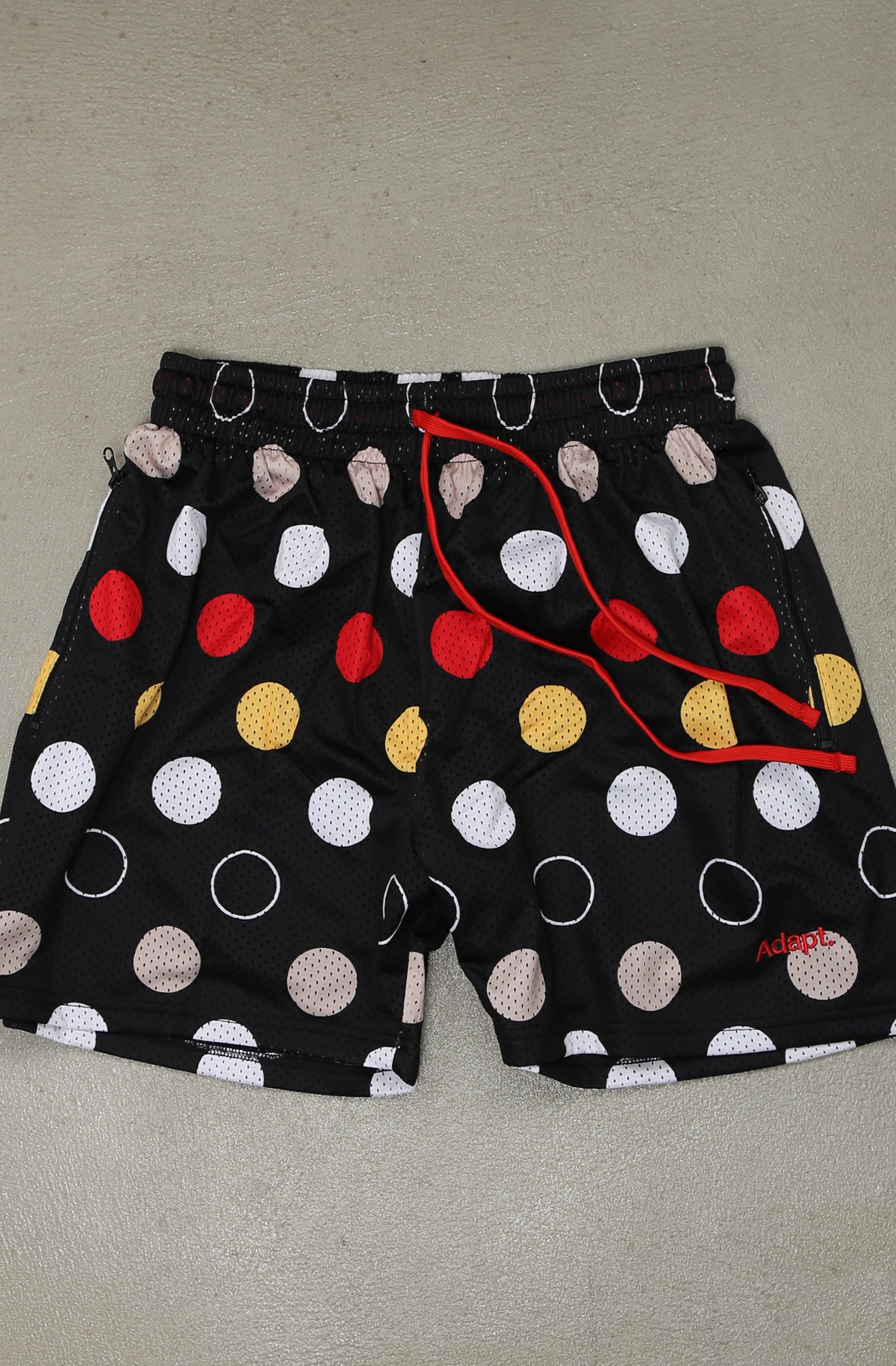 Dot Matrix (Men's Black Mesh Shorts)