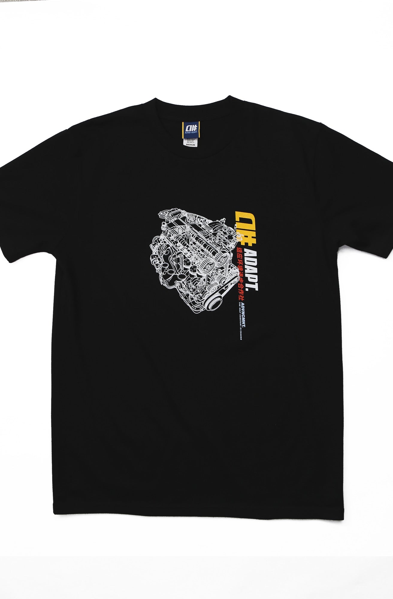 Alphanumeric x Adapt :: ATEC (Men's Black Tee)