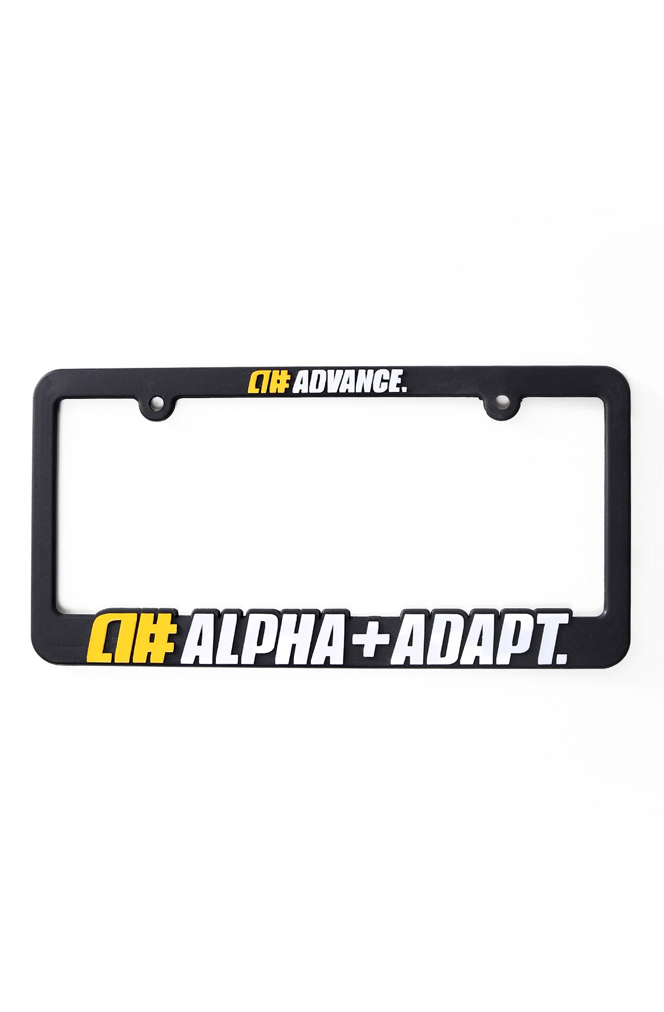 Alphanumeric x Adapt :: Advance (License Plate Frame)