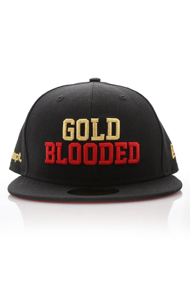 New Era X Adapt :: Gold Blooded (Black/Red 59/50 Fitted Cap  display picture 3