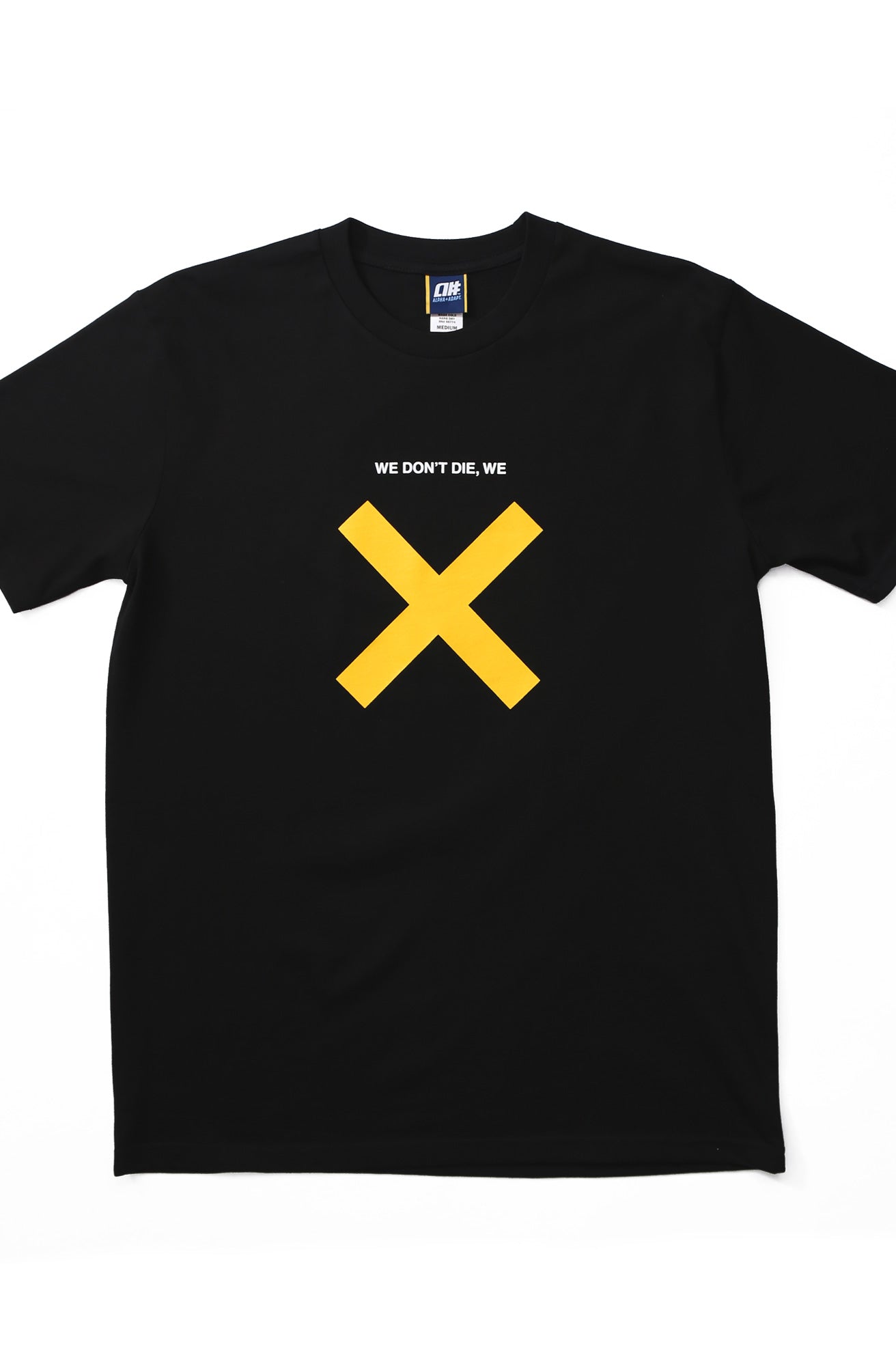 Alphanumeric x Adapt :: Multiply (Men's Black Tee)
