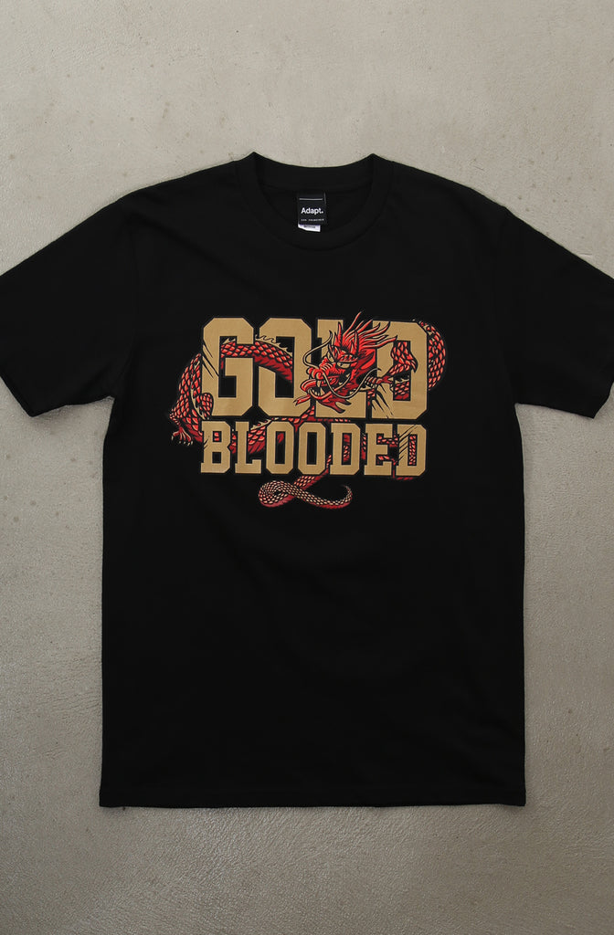 Gold Blooded CNY Edition (Men's Black Tee)