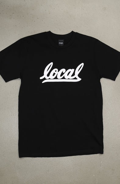 Local II (Men's Black/White Tee) – Adapt.