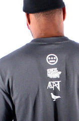 Hieroglyphics X Adapt :: 93 'til (Men's Charcoal Tee)