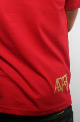 Gold Blooded (Men's Red Tee)