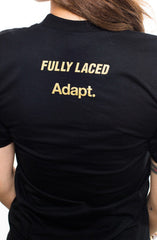 Fully Laced X Adapt :: From SF With Love (Women's Black/Gold V-Neck)