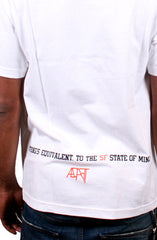 State of Mind (Men's White/Orange Tee)