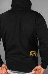 Gold Blooded (Men's Black/Royal Hoody)