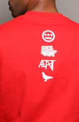 Hieroglyphics X Adapt :: 93 'til (Men's Red Tee)