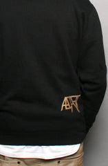 Gold Blooded (Men's Black/White/Gold Hoody)