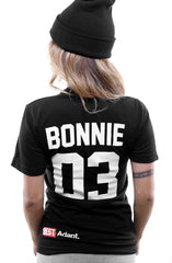 Breezy Excursion X Adapt :: Down To Ride (Bonnie) (Women's Black V-Neck)