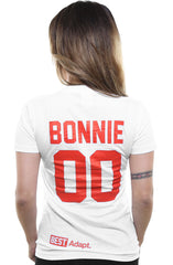 LAST CALL - Breezy Excursion X Adapt :: Down To Ride (Bonnie) XXOO Edition (Women's White/Red Tee)