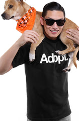 LAST CALL - San Francisco SPCA x Adapt :: Adopt (Men's Black Tee)