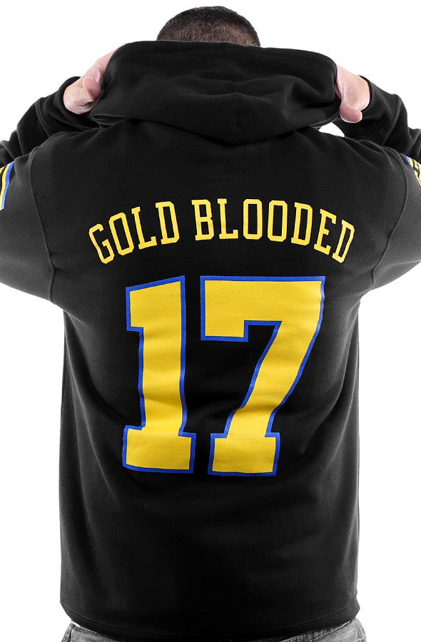 Gold Blooded Royalty :: 17 (Men's Black Hoody)