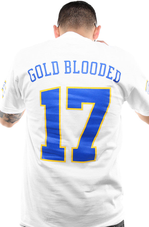 LAST CALL - Gold Blooded Royalty :: 17 (Men's White Tee)