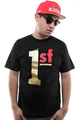 LAST CALL - One SF (Men's Black/Gold Tee)