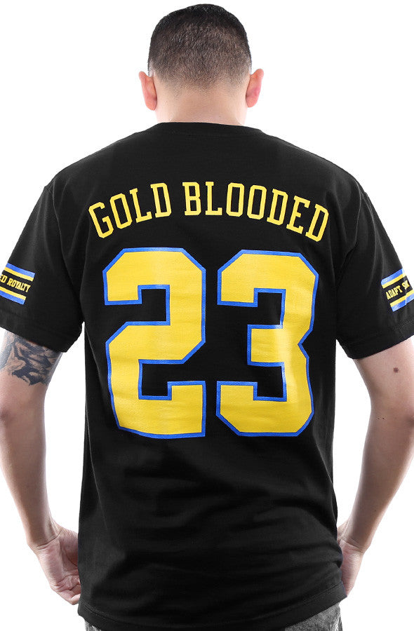 LAST CALL - Gold Blooded Royalty :: 23 (Men's Black Tee)