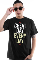 Frozen Kuhsterd x Adapt :: Cheat Day Every Day (Men's Black Tee)