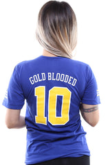 LAST CALL - Gold Blooded Royalty :: 10 (Women's Royal V-Neck)