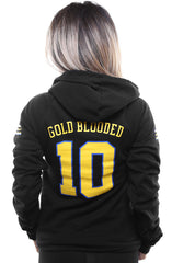 LAST CALL - Gold Blooded Royalty :: 10 (Women's Black Hoody)