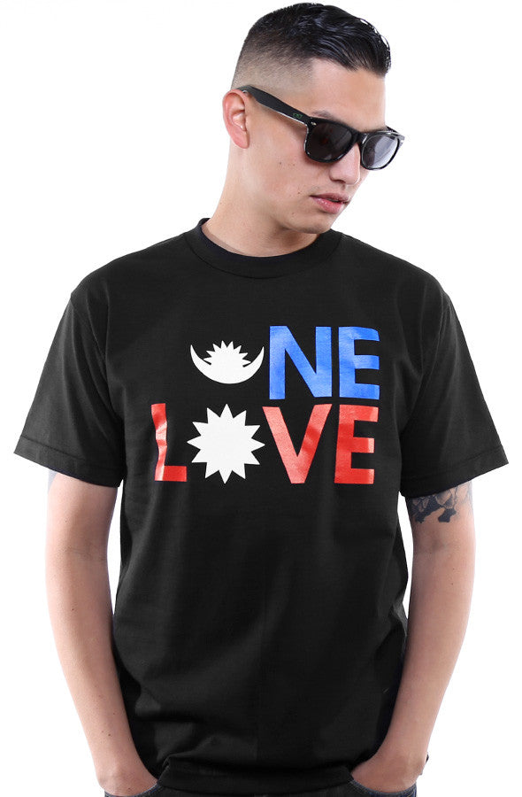 One Love :: Nepal Earthquake Relief (Men's Black Tee)
