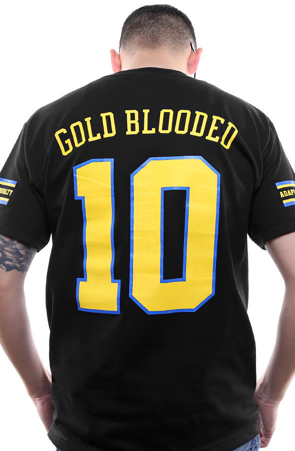 LAST CALL - Gold Blooded Royalty :: 10 (Men's Black Tee)