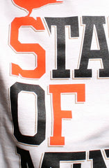 State of Mind :: World Champs Edition (Men's White/Orange/Gold Tee)
