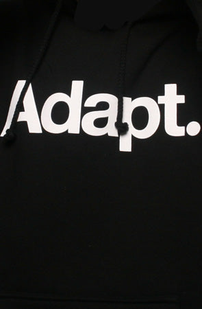 Paint the Town Black (Men's Black Hoody) – Adapt.